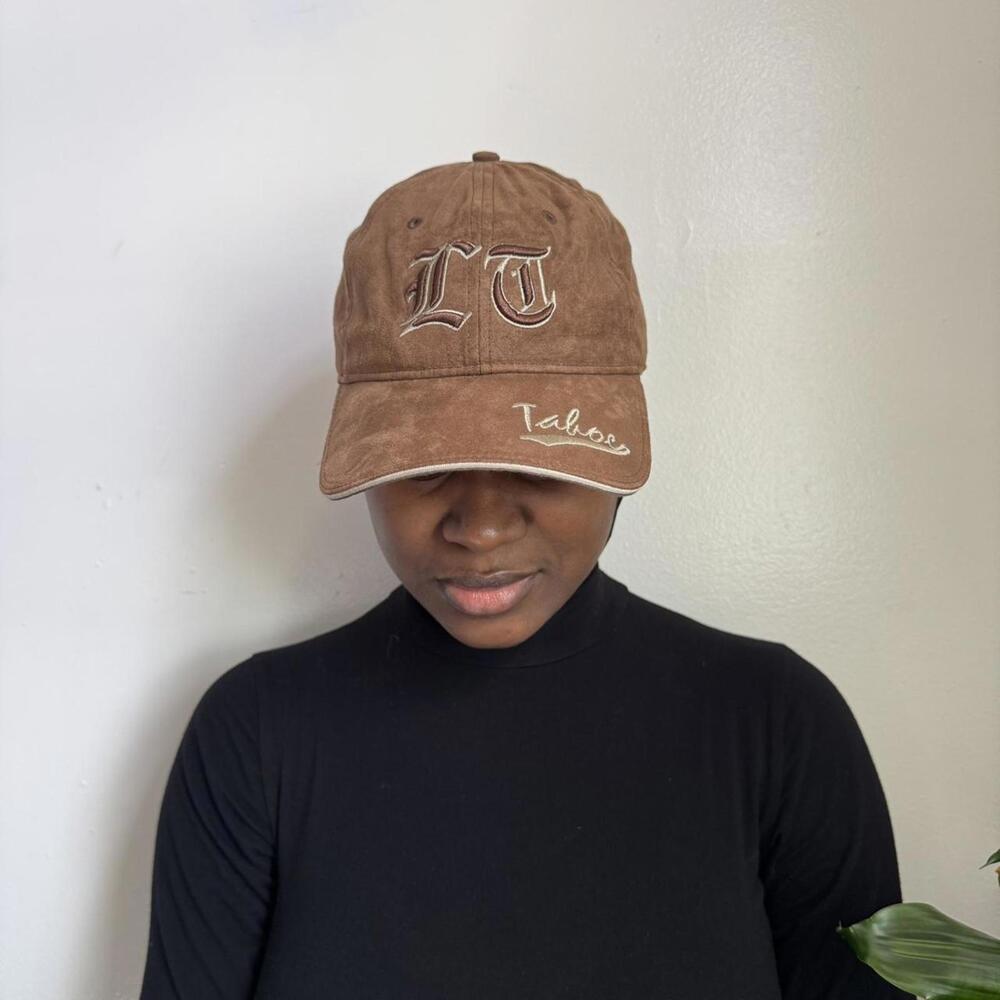 Y2k Chocolate Brown Faux Suede Lake Tahoe Hat